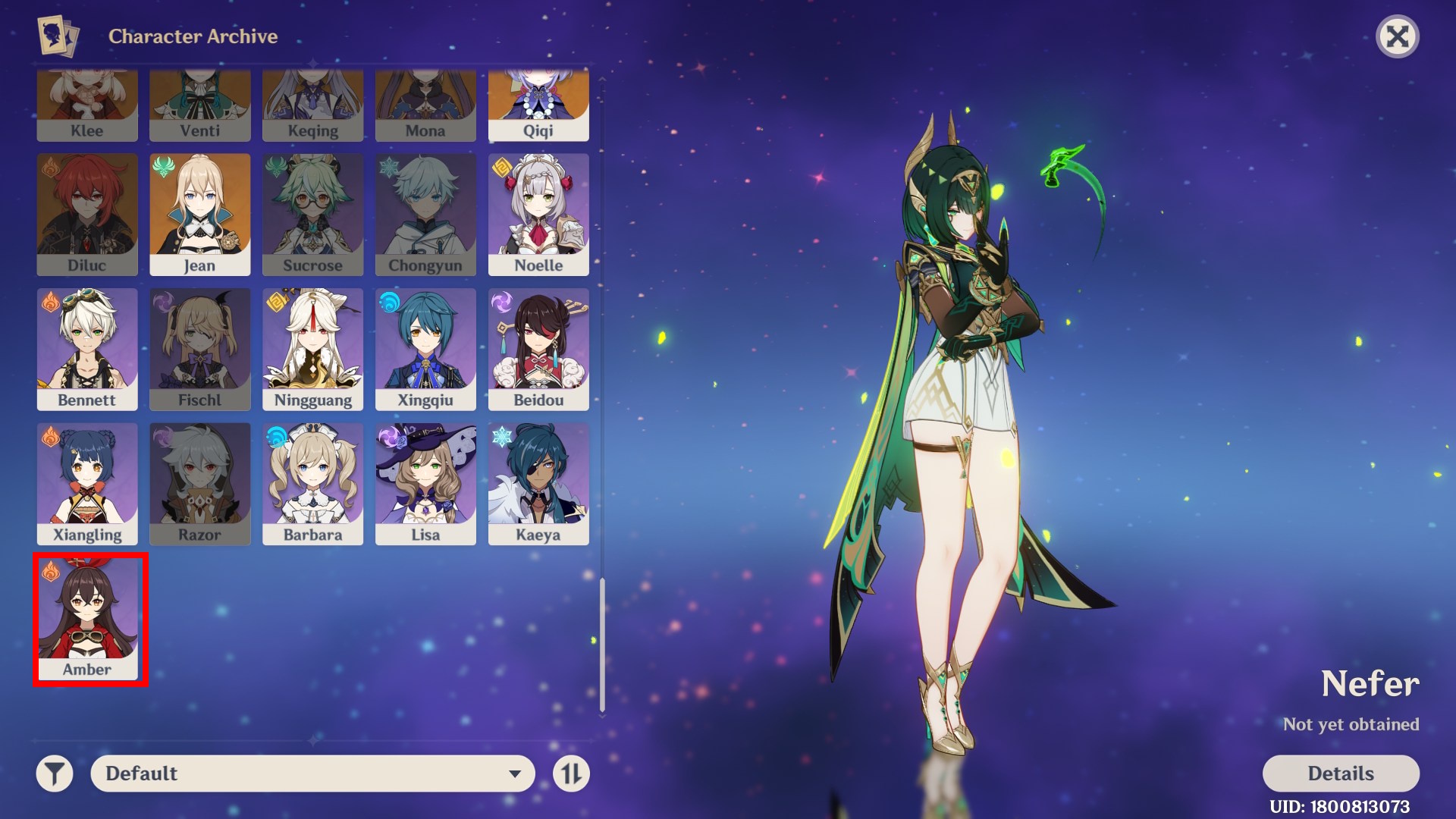 Scroll to Amber in Genshin Impact Character Archive